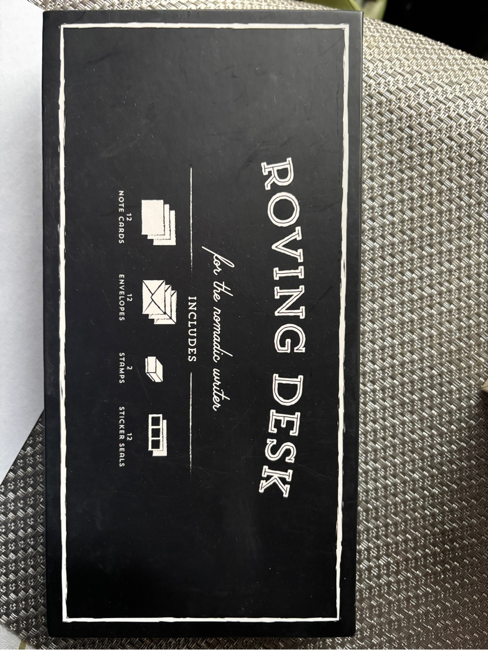 Roving Desk Writing Set Box - Black